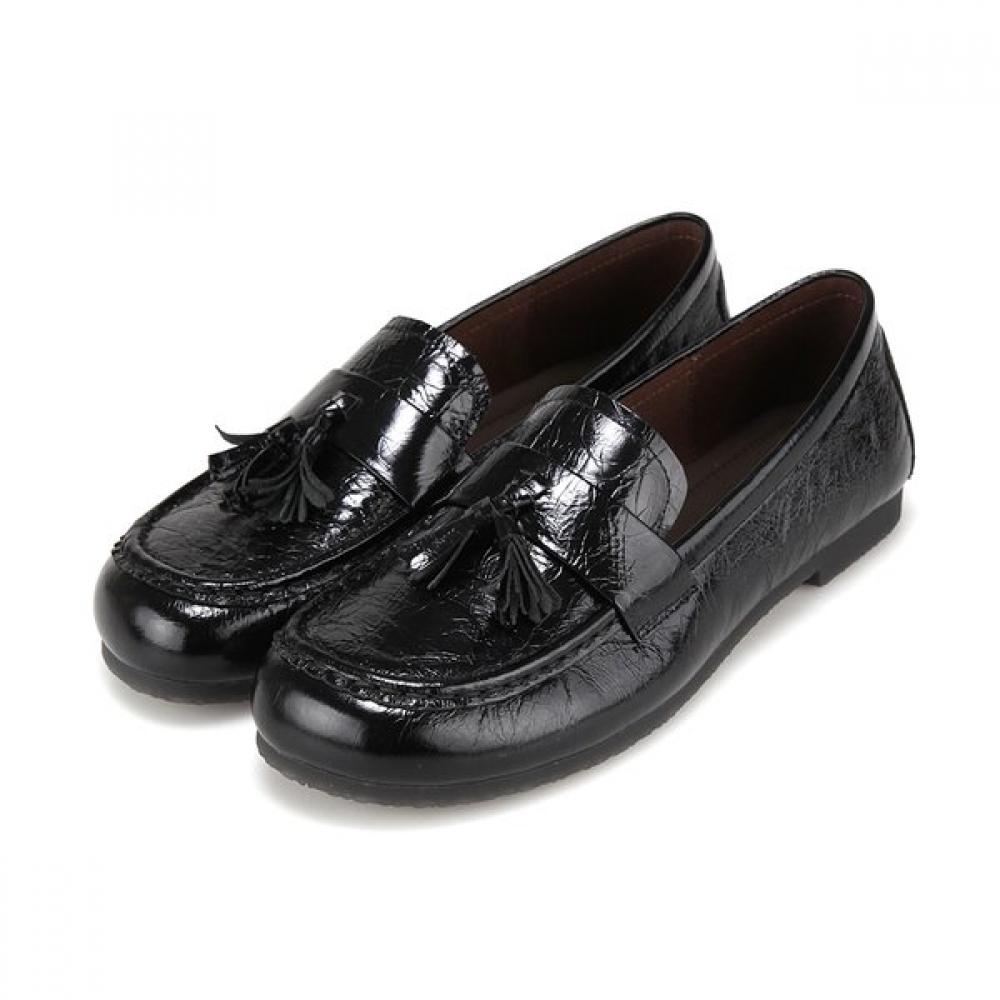 

Barbara Leather Tassel Women Loafer Bbi563bk 250mm