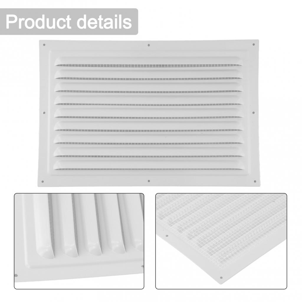Grille Cover With Mesh Metal Vent Cover Soffit Ventilation Louver