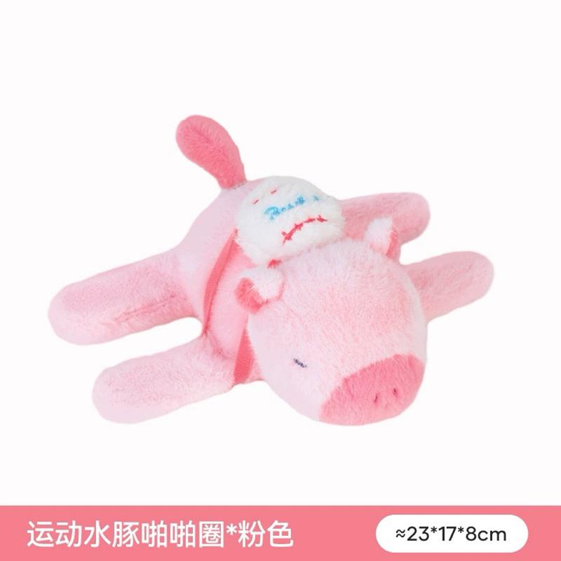 Kawaii Capybara Slap Bracelet Snap Wrap Cute Wristband Bracelet Cartoon Capibara Doll Hand Ring Clap Circle Toy Party Favor Gift