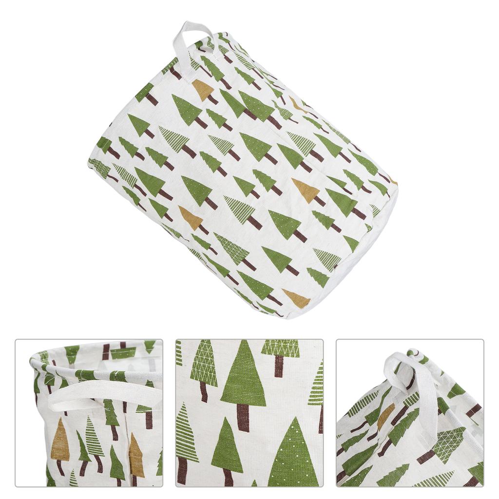 Laundry Basket Canvas Collapsible Washable Drawstring Clothes Hamper for Barber Shop