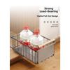 Foldable Pull Out Kitchen Under Sink Storage Basket Organizer Drawer Shelf for Cabinets and Pantry Organization