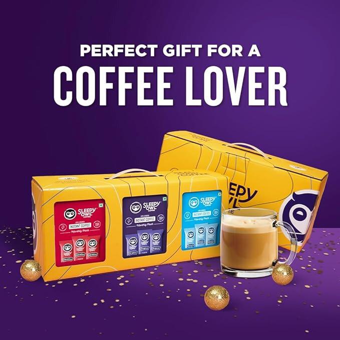 

RSINC Owl Coffee Super Saver Pack Original, Vanila, Hazelnut Pack of 10 x 2g JL156021026797