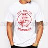 LOS POLLOS HERMANOS Retro Printed Men T-shirt Chicken Brother Short Sleeve Casual Tops Breaking
