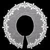 1 PCS Milk silk fake collar shawl embroidered shoulder collar three-dimensional hollow DIY lace accessories embroidered chest