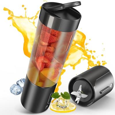 Portable Blender,  Shakes and Smoothies with 6 Ultra Sharp Blades, 15Oz Mini Blender USB Rechargeable Magnetic for Travel/Picnic/Office/Gym