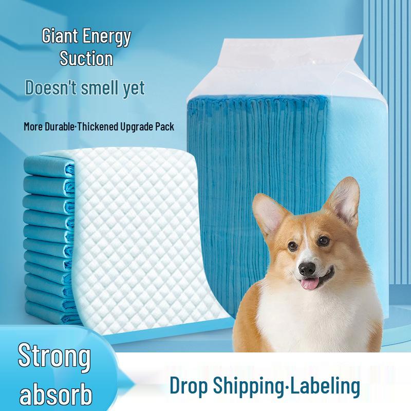 Thickened Disposable Dog Pee Pads - Deodorizing, Highly Absorbent, Large Size
