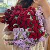 Knitted Wool Rose Blanket Bouquet: Gift Boxed Birthday Present for Girls