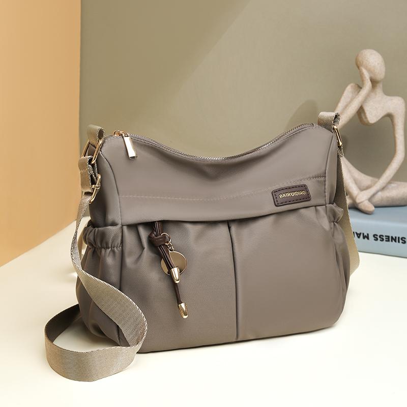 Große Kapazität Schultertasche Damen Wasserdichte Nylon Umhängetasche