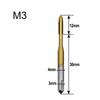 M3 M4 M5 M6 M8 Metric Screw Thread HSS Machine Plug Tap Drill Bit Hardware Tool
