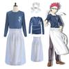 Food Shokugeki Wars No Soma Yukihira Souma Cosplay Costume Shirt Apron Scarf Wig
