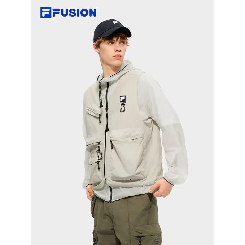 FILA FUSION Men s Hooded Sun-Protective Two-Piece Set XXL