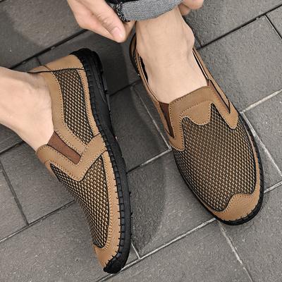 Breathable Vulcanize Shoes Hollow Out Mens Sneakers New Summer Men Casual Shoes Non-slip Male Loafers Lightweight Men Mesh Shoes