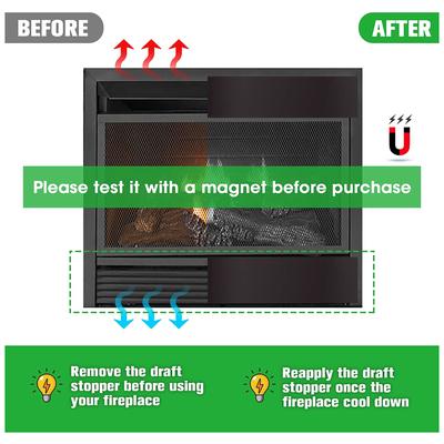 Upgrade Your Fireplace Decor with Magnetic Fireplace Shield 2 Pieces