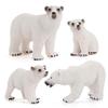 Cognitive Marine Animal & Polar Bear Toy Figurines Set for Early Childhood Education