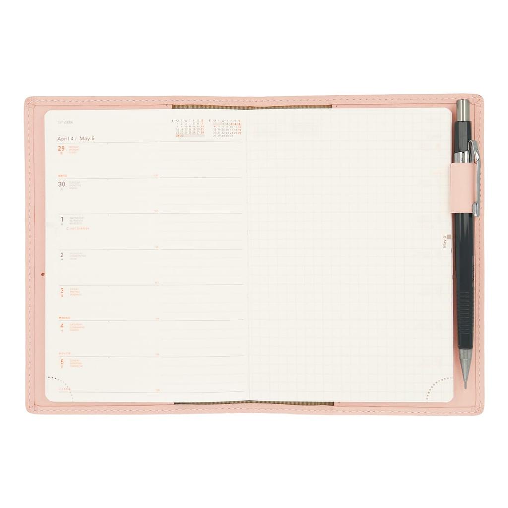 [Delfonics] [Direct Store Exclusive] Leather Diary Cover A6 (Light Blue)