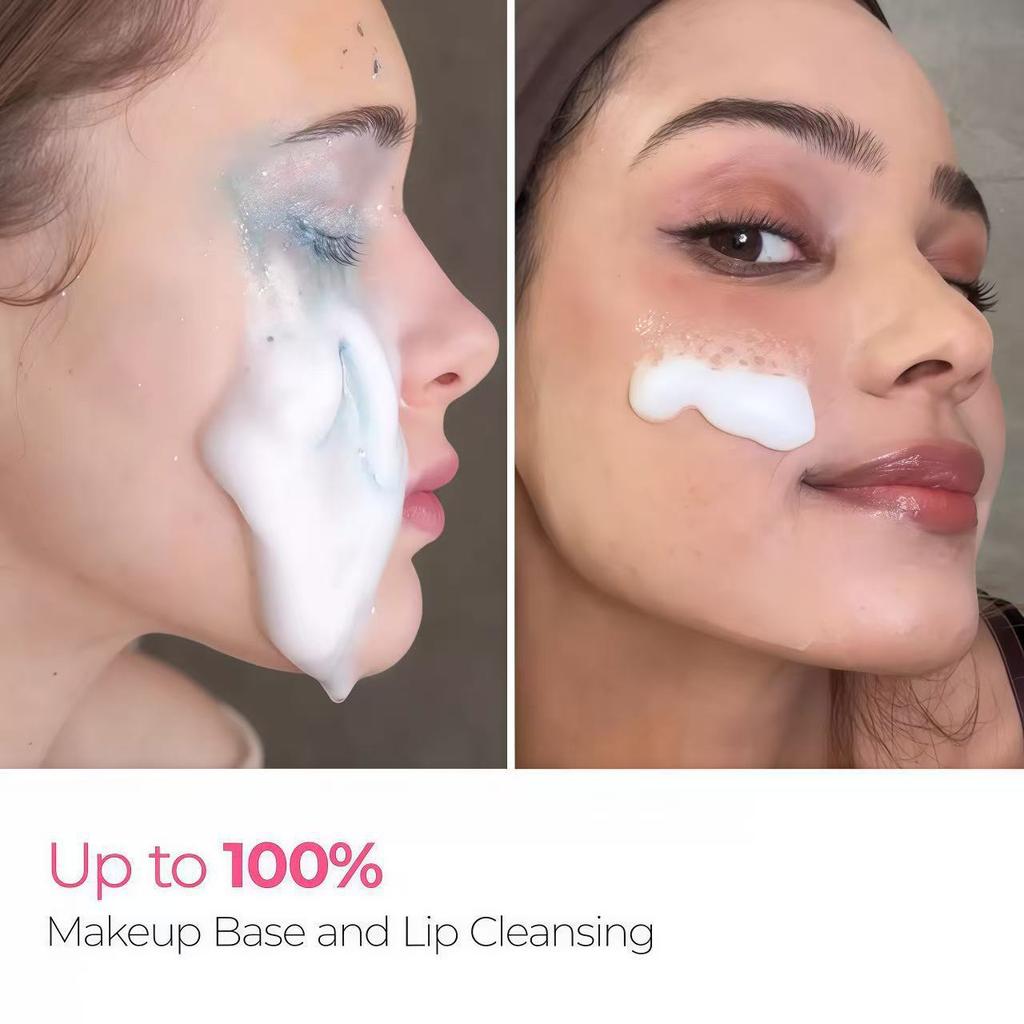 Rice Melting Cleanser Makeup Remover Foam Facial Wash Exfoliating Deep Clean 100ml
