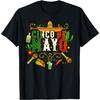 Cinco De Mayo Sombrero Kaktus Grafik T-Shirt Atmungsaktives Lässiges Baumwoll-T-Shirt für Unisex und Damen