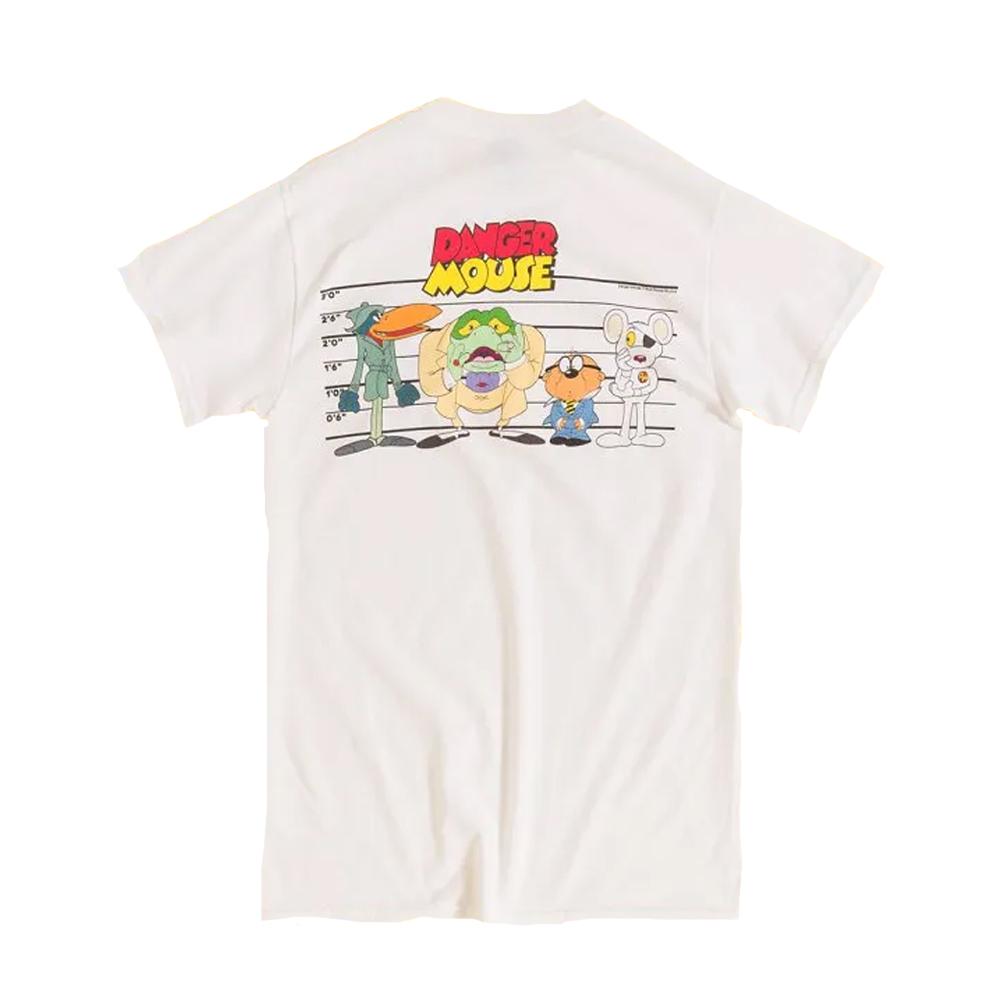 Danger Mouse Unisex Adult Line Up Back Print T-Shirt