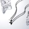 Trendy Titanium Steel Square Necklace for Men & Women - High-End Niche Hoodie Accessory Chain
