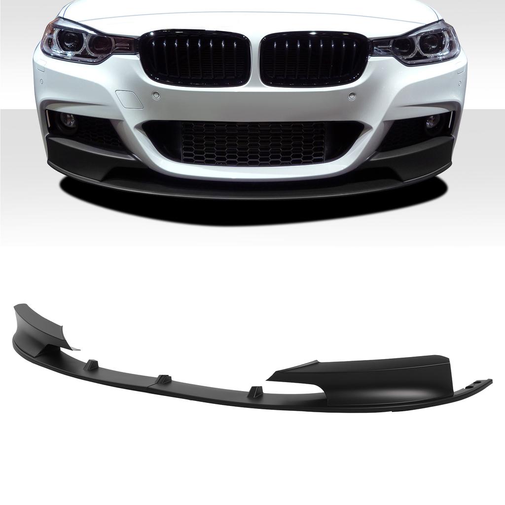 2 szt. Rozdzielacz Wargi Splittera Zderzaka Przedniego Zestaw Body Deflektor Pasuje do Serii 3 F30 F35 2012-2018