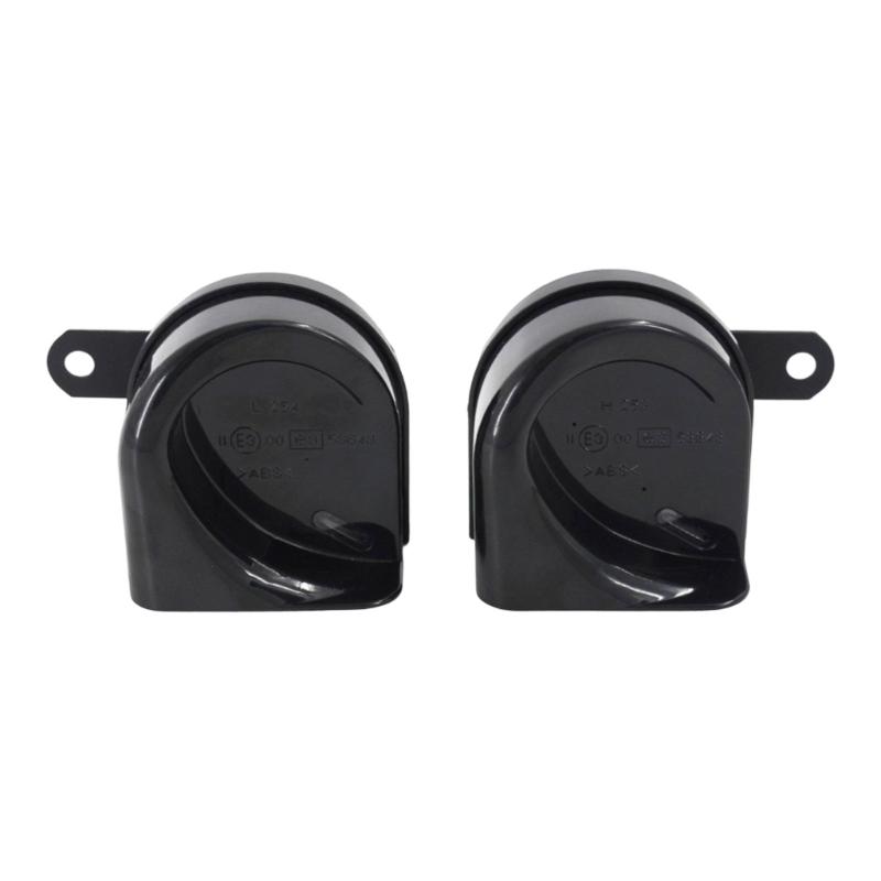 12V Direct Fit Snail Horn High Decibel Output For Cars Easy Installation Process Optimized Sound Output Plastic Build