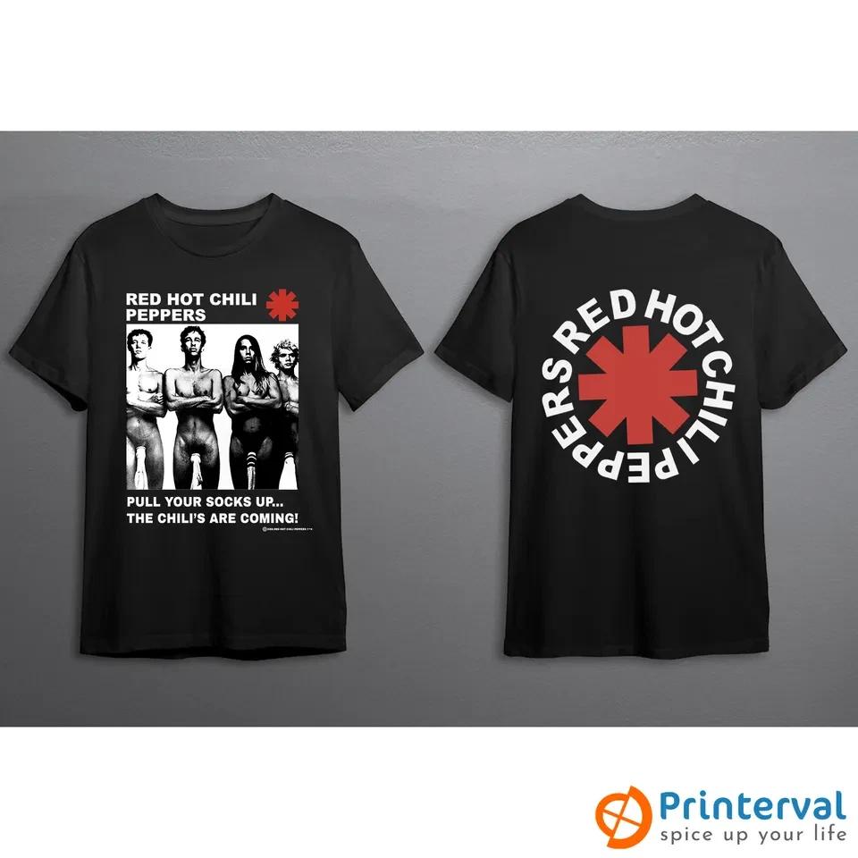 Vintage 90 s RED hot CHILI PEPPERS American Rock Band t-shirt L