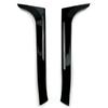 2PCS Car Rear Wing Side Spoiler Trim For VW Golf6 MK6 GTI R GTD 2009-2012 Rear Window Grille Conversion Golf 6 MK6 Variant Wagon