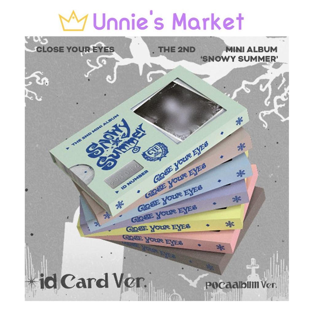 CLOSE YOUR EYES 'Snowy Summer' ID Card Ver. (POCAALBUM)