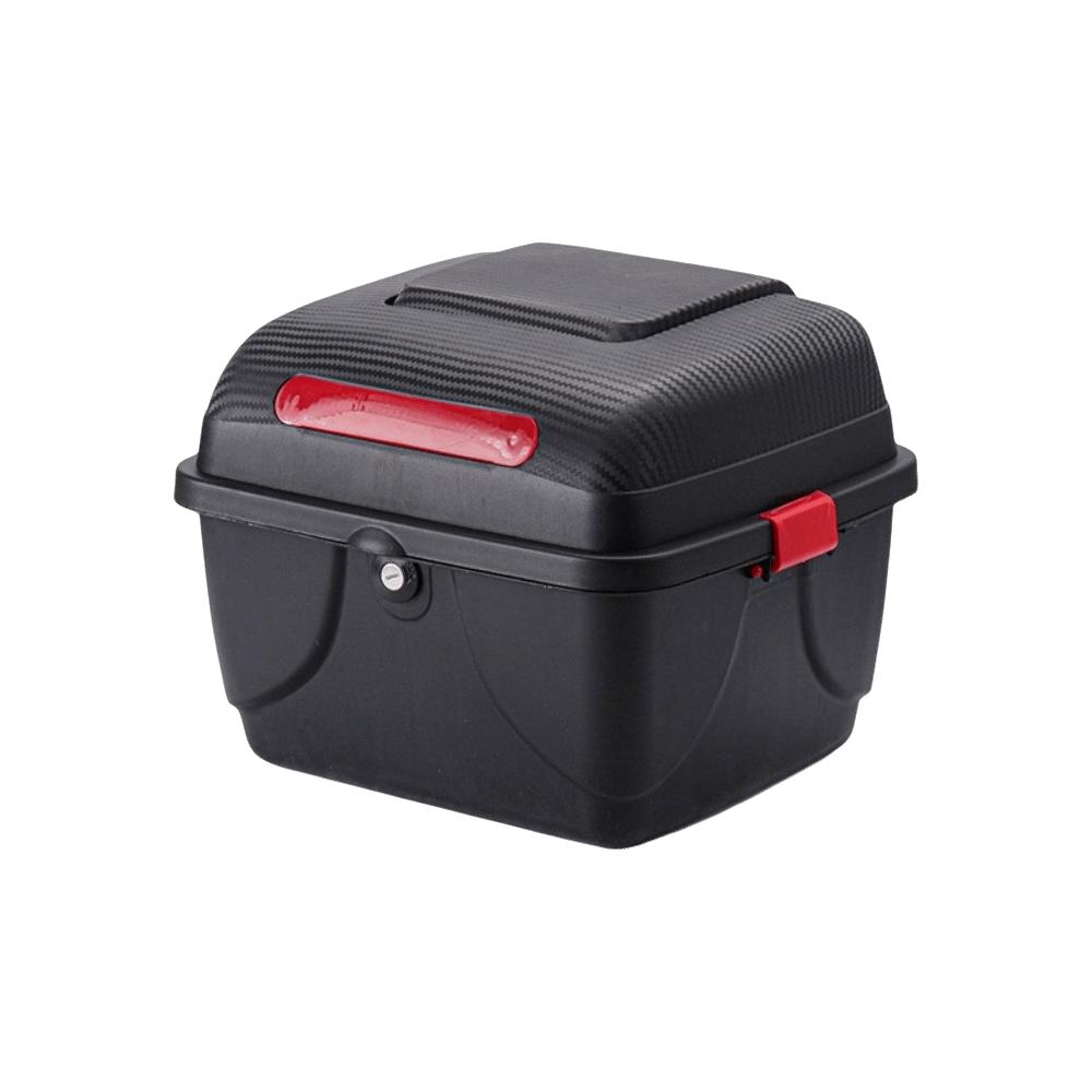 Plastic Motorcycle Rear Top Box Lockable Electric Scooter Toolbox Storage Case  Motorcycle
