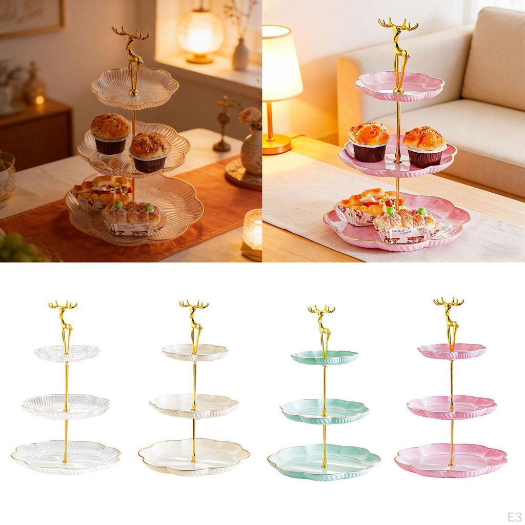 Cake Display Stand, Food Serving Tray, Fruit And Snack Rack For,