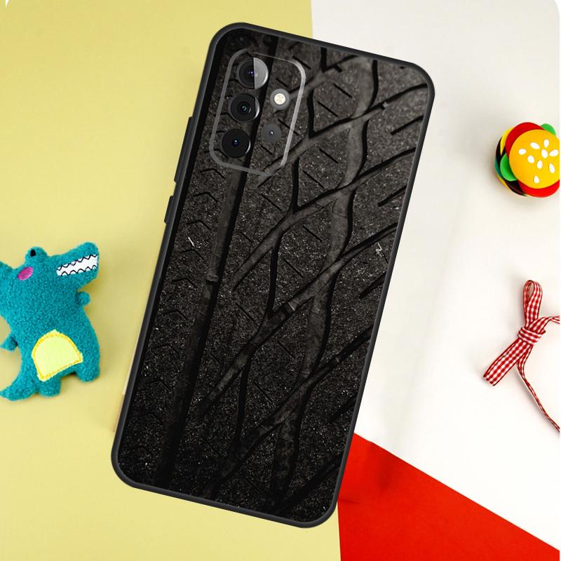 Tire Tread Pattern For Samsung Galaxy A53 A33 A13 A54 A34 A14 A55 A35 A15 A05 A06 A16 A22 A32 A52 Phone Case