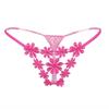 Flower Embroidery Sexy Thong Women's Low-rise Sexy Panties Hollow Temptation Hot T-pants 2170