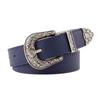 Unique Waist Belt Leopard Print Chain for Cowboy Cowgirl Stylish Hot Buckle Retro Hot Buckle Waist Chain Belt