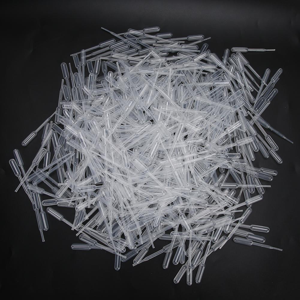 

1000 шт. одноразовые пипетки для переноса пластика, калиброванная пипетка для макияжа, пипетка для глаз