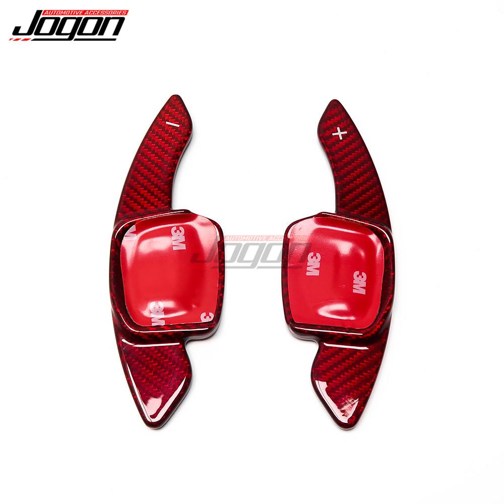 

Real Carbon Shift Paddle For Volkswagen VW Golf 7 MK7 GOLF 8 MK8 Rline GTI R 2013- Car Steering Wheel DSG Shifter Extension червоний