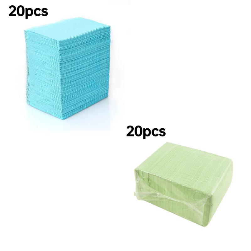 20pcs Tattoo Table Cover Clean Pad, Disposable Dental Bibs Sheets Cloths Underpad Hygiene Personal Tattoo Bib Waterproof Tattoo