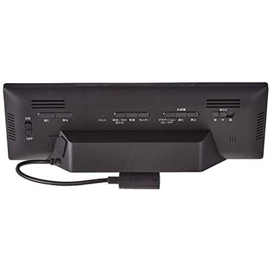 Seiko Clock tabletop alarm radio-controlled digital AC type color LCD Series C3 01 black body size BC406K