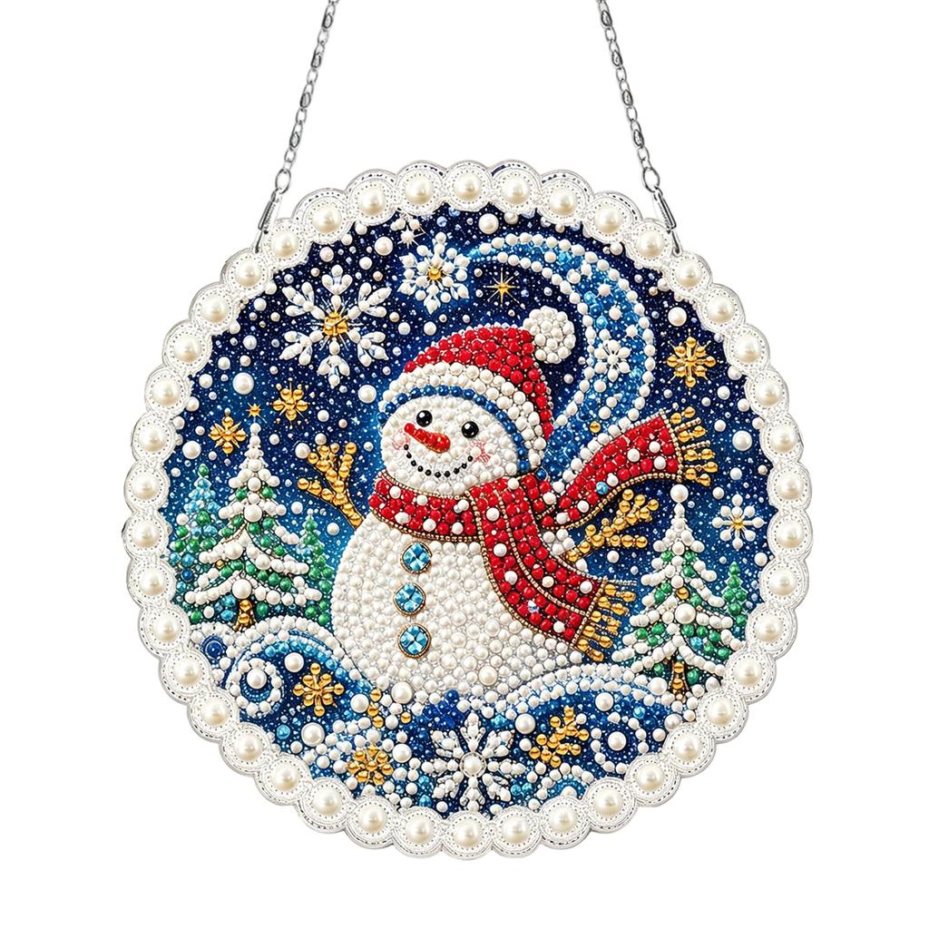 Round Kit Christmas Ornament Hanging Decor 1919