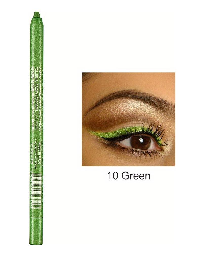 Multifunktionaler Lidschattenstift Monochromer Eyeliner-Stift Perlenglitzerkleber Eyeliner-Stift Augen-Make-up-Stift