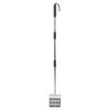 Metal Cat Litter Scoop Long Handle Heavy Duty Stainless Steel 3 Section Removable Shovel Scooper for Pet Chicken Coop