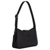 COACH Eliza 25 logo snap closure calfskin underarm shoulder bag medium women's black