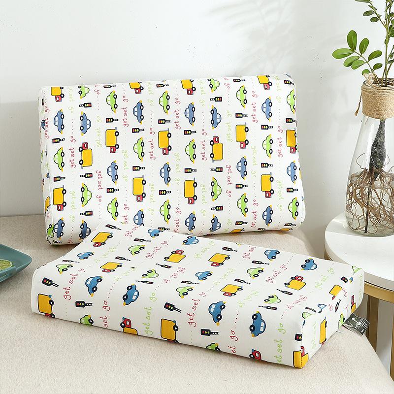 Pernă Naturală din Latex pentru Copii Thailanda Pernă Nouă de Desene Animate pentru Sugari Pernă de Gât pentru Dormitorul Studenților