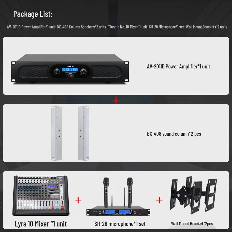 SHILE Professional Conference Audio System Kit