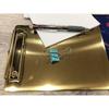 5.9x4.13 inch Stainless Steel Metal Clipboard,A4 and Letter Size Paper Clipboard for Home, Office, Hospital, Business
