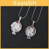 The Vampire Diaries Red Rhinestone Decoration Openable Alloy Necklace For Fans And Casual Wear