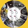 4X Car Door Speaker Wire Harness Connector Adapter For Jeep Dodge Chrysler EOA