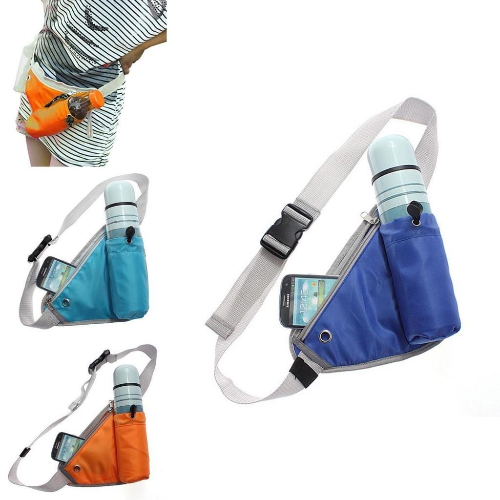 Stylish Cycling Belt Waist Bum Bag With Water Bottle Holder For Outdoor Adventures