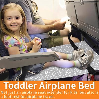 Kleinkind Flugzeugbett Tragbare Reise Flugzeug Fußstütze Baby Autobett Flugreise Essentials mit erweitertem Bereich für Bein