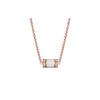 Necklace Fashion Beaded Transfer Beads Small Waist Stainless Steel Diamond Small Waist Necklace F Basic Packaging-brand Original Box
