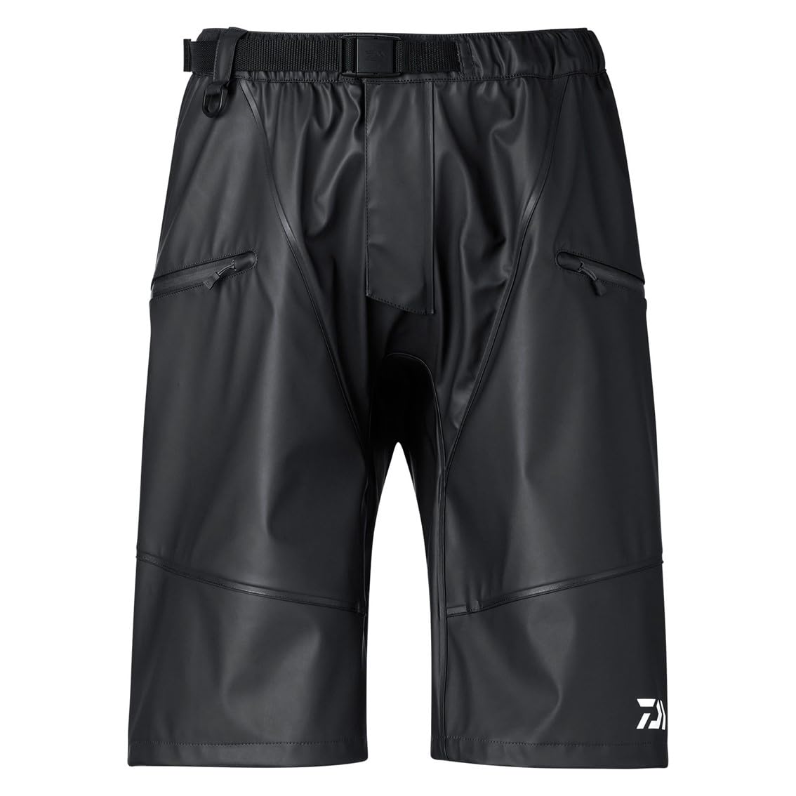 PU Ocean Rain Half Pants Black L [Daiwa] DR-6426P